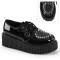 CREEPER-108 - Black Patent Pvc