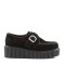 CREEPER-118 - Black Vegan Suede