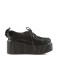 CREEPER-212 - Black Vegan Leather Lace
