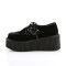 Creeper-219 - Black Velvet  