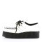 Demonia Creeper-402 - White Leather