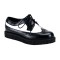 Demonia Creeper-608 - Black-White Leather