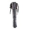Demonia Crypto-106 - Black Pu-Red Lace