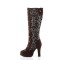 Demonia Crypto-301 - Brown Microfiber-Tweed