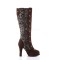 Demonia Crypto-301 - Brown Microfiber-Tweed