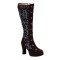 Demonia Crypto-301 - Brown Microfiber-Tweed