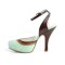 Cutiepie-01 - Mint Multi Faux Leather  