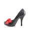 Pinup Couture  Cutiepie-06 - Black-White Pu (Polka Dots Print)