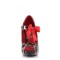 Pinup Couture  Cutiepie-07 - Black-Red Patent (Cherries Print)