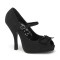 Pinup Couture  Cutiepie-08 - Black Sueded Pu
