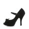 Pinup Couture  Cutiepie-08 - Black Sueded Pu