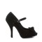 Pinup Couture  Cutiepie-08 - Black Sueded Pu