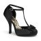 Pinup Couture  Cutiepie-12 - Black Satin