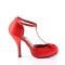 Pinup Couture  Cutiepie-12 - Red Satin SPECIAL - Size 9