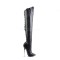 Devious Dagger-3060 - Black Stretch Pu