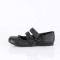 Daisy-08 - Black Vegan Leather
