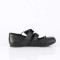 Daisy-08 - Black Vegan Leather