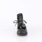 Daisy-11 - Black Vegan Leather