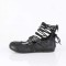 Daisy-11 - Black Vegan Leather