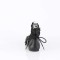 Daisy-11 - Black Vegan Leather
