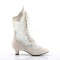 Funtasma Dame-115 - Ivory Pu-Lace
