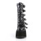 Damned-225 - Black Hologram Vegan Leather  