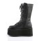 Damned-225 - Black Vegan Leather