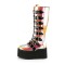 Damned-318 - Pink Shifting Glitter Vegan Leather  