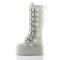 Damned-318 - White Vegan Leather  