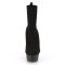 Delight-1002-2 - Black Stretch Knit Fabric Matte  