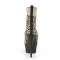 Delight-1002LP - Tan Str Leopard Print Fabric Black Matte  