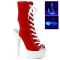 Delight-1016SK - Red Canvas Neon White  