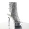 Delight-1018G - Silver Glitter/Silver Chrome