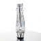 DELIGHT-1018HG - Silver Hologram Ostrich Pu Silver Chrome