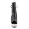 Delight-1018LG - Black Pu Silver Multi Glitter  