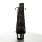 Delight-1018Rs - Black Velvet-Pewter Rhinestones/Pewter Chrome