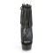 Delight-1018RSF - Black Faux Leather Matte  