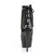 Delight-1018RSF - Black Faux Leather Matte  