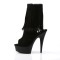 Delight-1019 - Black Suede/Black Matte