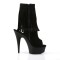 Delight-1019 - Black Suede/Black Matte