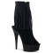 Delight-1019 - Black Suede/Black Matte