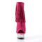 Delight-1019 - Fuchsia Suede/Clear