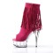 Delight-1019 - Fuchsia Suede/Clear
