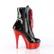 Delight-1020 - Black Pat Red Chrome  