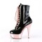 Delight-1020 - Black Pat Rose Gold Chrome  