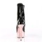 Delight-1020 - Black Pat Rose Gold Chrome  