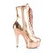 Delight-1020 - Rose Gold Metallic Pu Chrome  