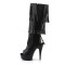 DELIGHT-2019-3 - Black Faux Leather Black Matte