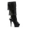 DELIGHT-2019-3 - Black Faux Leather Black Matte