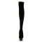 Delight-3002 - Black Stretch Velvet/Black